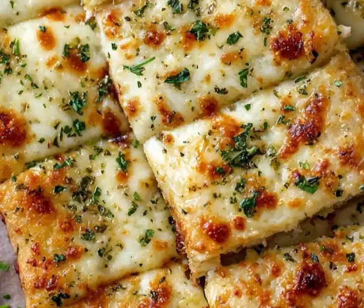 Cheesy Garlic Breadsticks