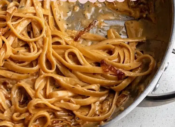 Creamy Caramelized Onion Pasta