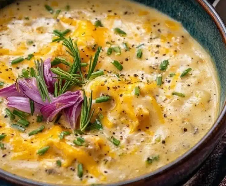 Creamy Cheddar Potato Soup