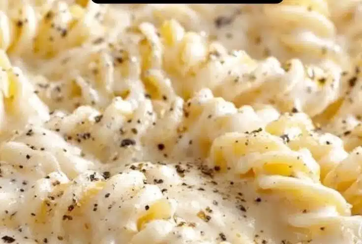 Creamy Rotini with Black Pepper Recipe | Never Watery Sauce | Easy 15-Minute Pasta