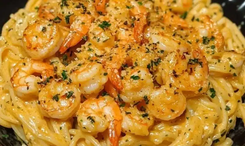 Delicious Easy Bang Bang Shrimp Pasta with bold flavors and creamy sauce
