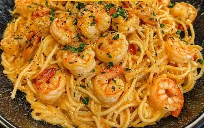 Easy Bang Bang Shrimp Pasta – Bold Flavors in Every Bite | Yummy Shrimp Pasta Recipes, Shrimp Pasta Bake with Cream Cheese, Shrimp Parmesan Pasta Bake Recipe