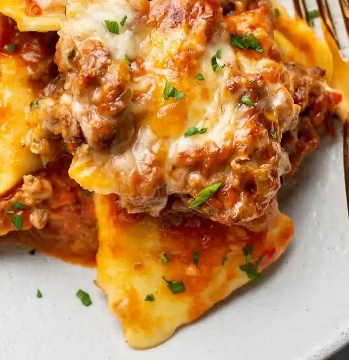 Easy Cheesy Baked Ravioli