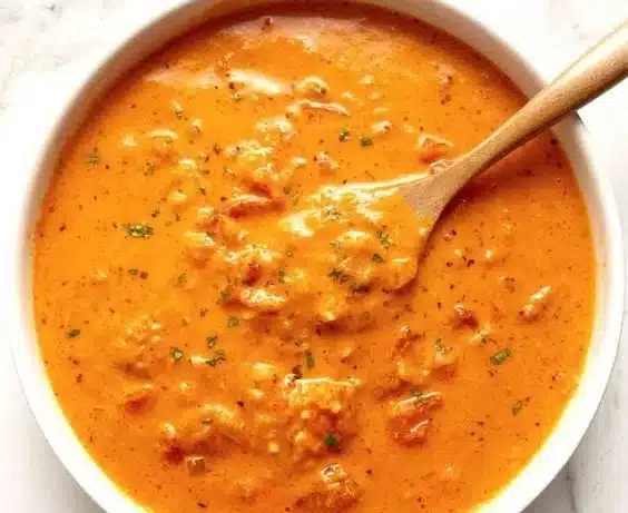 Easy homemade ravioli sauce served over pasta