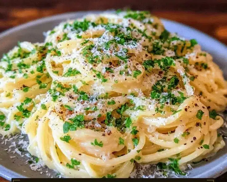 Delicious cacio e pepe dish inspired by Giada De Laurentiis' easy recipe.