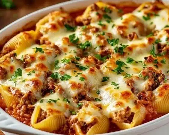 Ground Beef Stuffed Shells – Perfect for Family Dinners