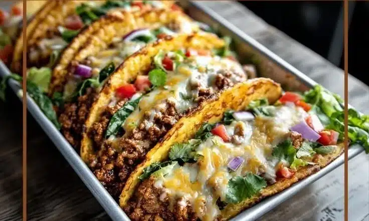 Oven-Baked Cheesy Tacos: Quick Beef Dinner Everyone Will Love!