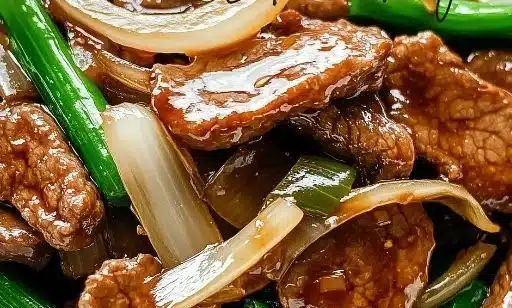 Tasty Chinese Beef Onion Stir Fry